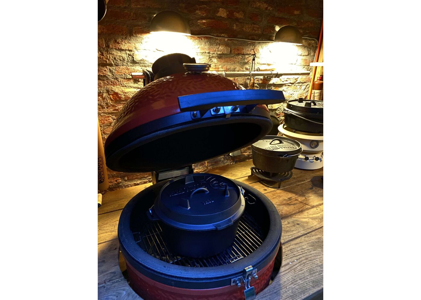 Valhal Outdoor Dutch oven braadpan gietijzer - 8 liter
