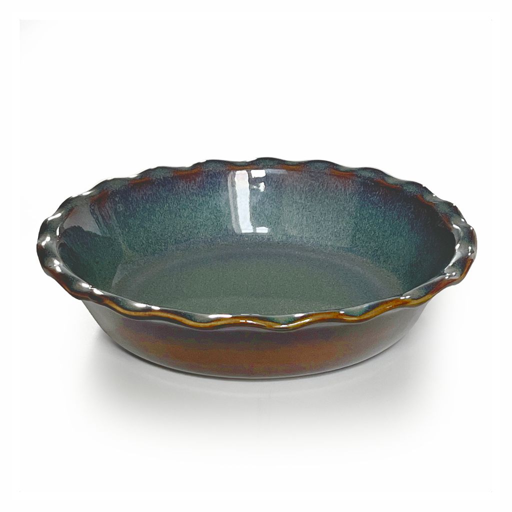 Emile Henry X Jars Céramistes | 175th Anniversary Limited Edition Pie Dish Mordoré Blauw-Bruin 26cm