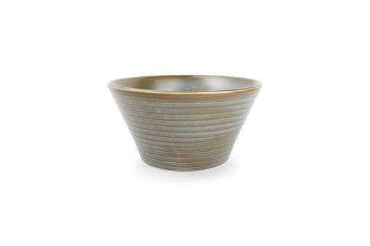 Fine2Dine | Line Conisch Green Kom 18xH9cm