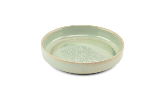 Fine2Dine | Structo Turquoise Diep Bord 22xH4,5cm
