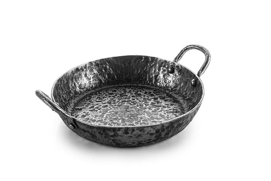 Forged Essentials Koekenpan Karbon Staal met 2 handvaten 20cm