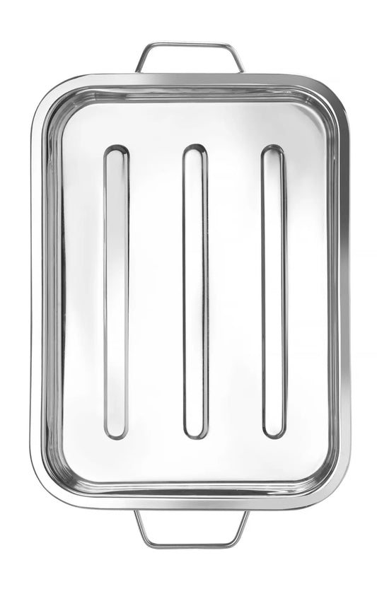 Hendi | Braadslede RVS 43x31x6cm Large