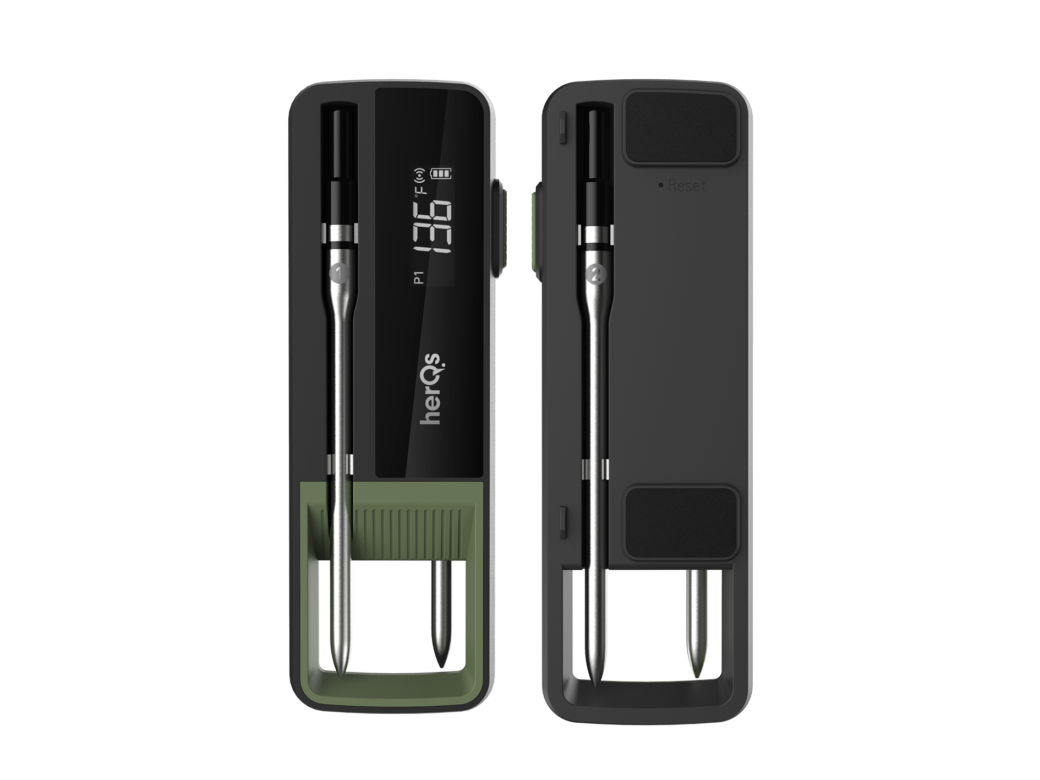 HerQs Double Max Bluetooth Thermometer | 2 wireless probes