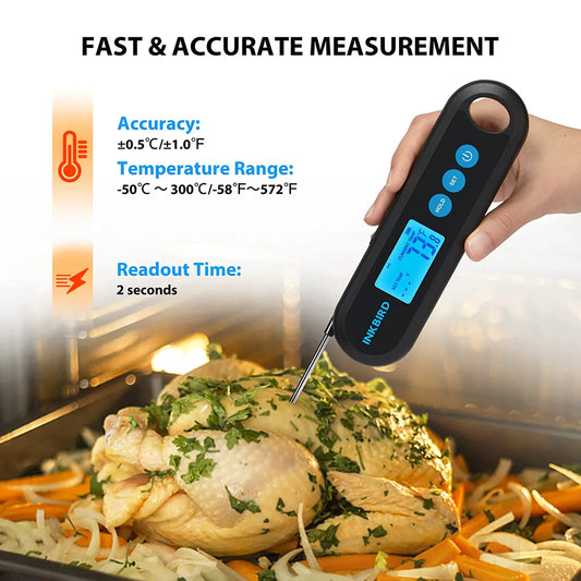 INKBIRD IHT-2PB Bluetooth Prik Thermometer | 2 wired probes