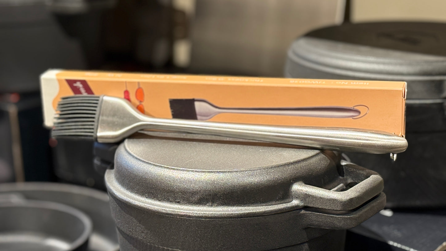 Home Brand Siliconen Kwast Zilver