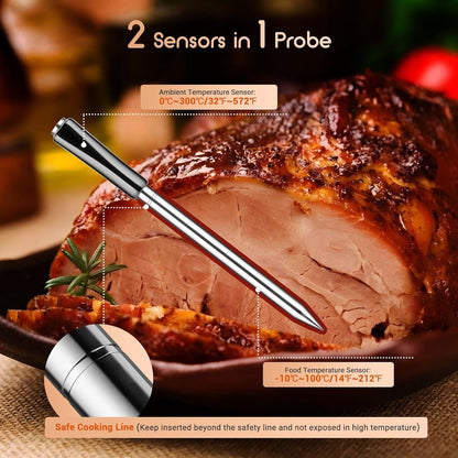 INKBIRD INT-11P-B Bluetooth Barbecue Thermometer | 1 wireless probe