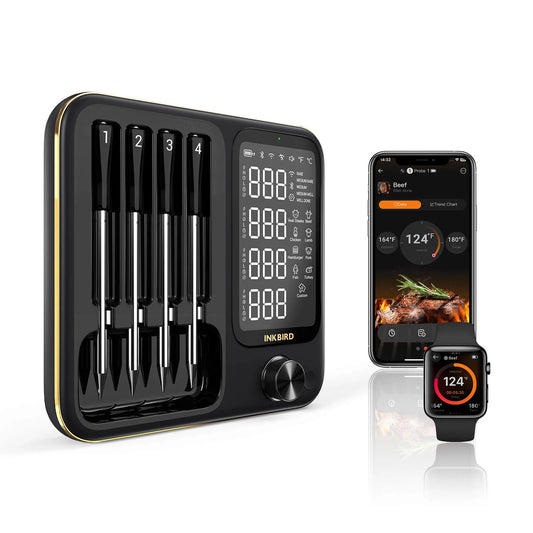 INKBIRD INT-14-BW Bluetooth + Wifi Thermometer | 4 wireless probes