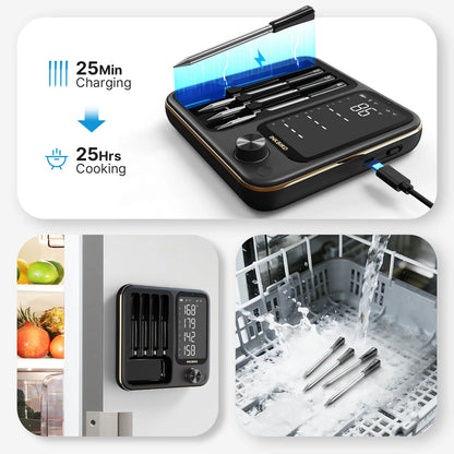 INKBIRD INT-14-BW Bluetooth + Wifi Thermometer | 4 wireless probes