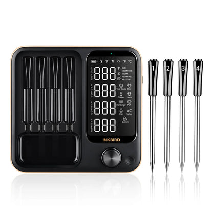 INKBIRD INT-14-BW Bluetooth + Wifi Thermometer | 4 wireless probes