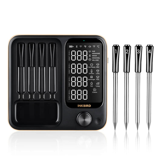 INKBIRD INT-14-BW Bluetooth + Wifi Thermometer | 4 wireless probes