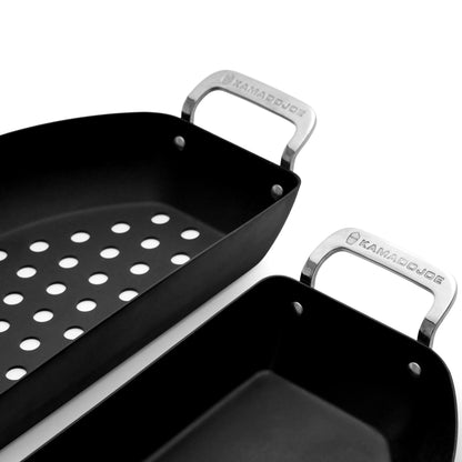Kamado Joe Half Moon Pan Karbon Steel 2st.