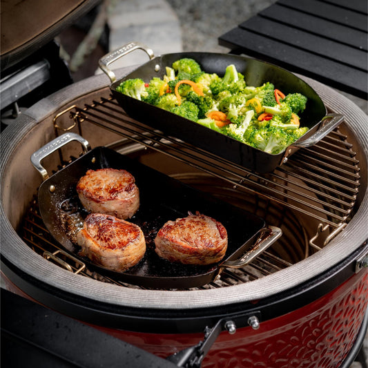 Kamado Joe Half Moon Pan Karbon Steel 2st.