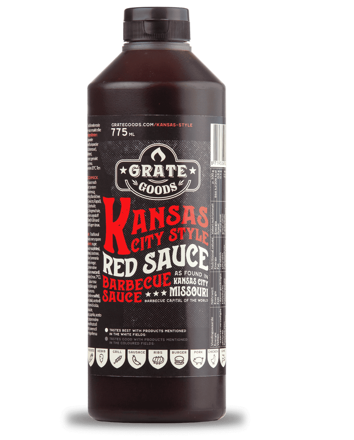 Grate Goods Kansas City Red BBQ Sauce - 265ml