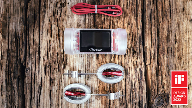 GrillEye Max Bluetooth + Wifi Thermometer | 2 wired probes