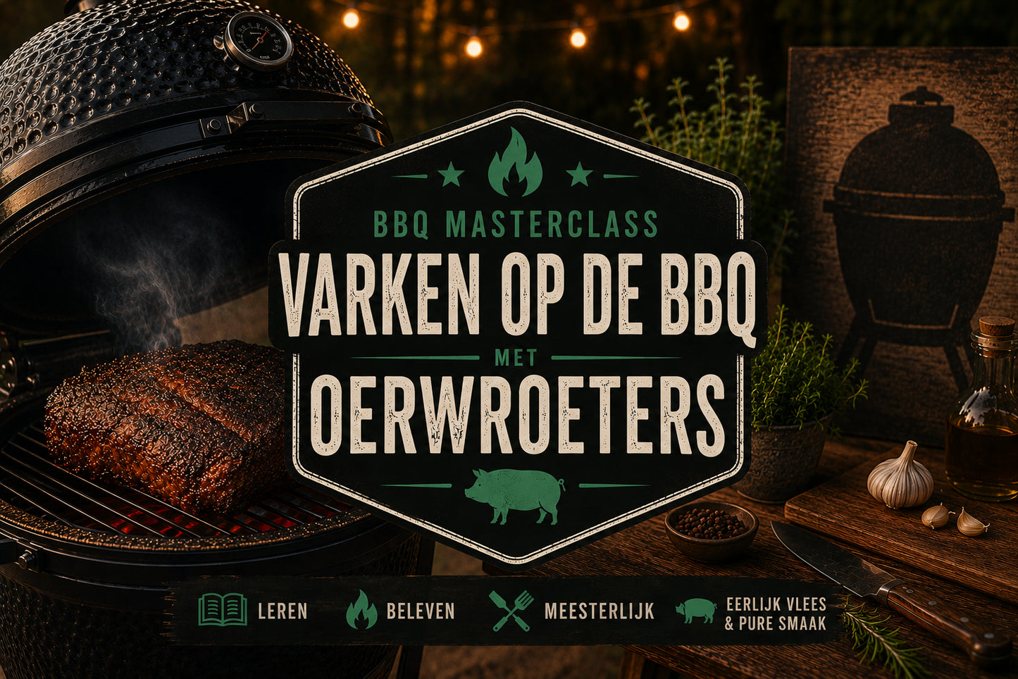 BBQ Masterclass | Varken op de BBQ met Oerwroeters