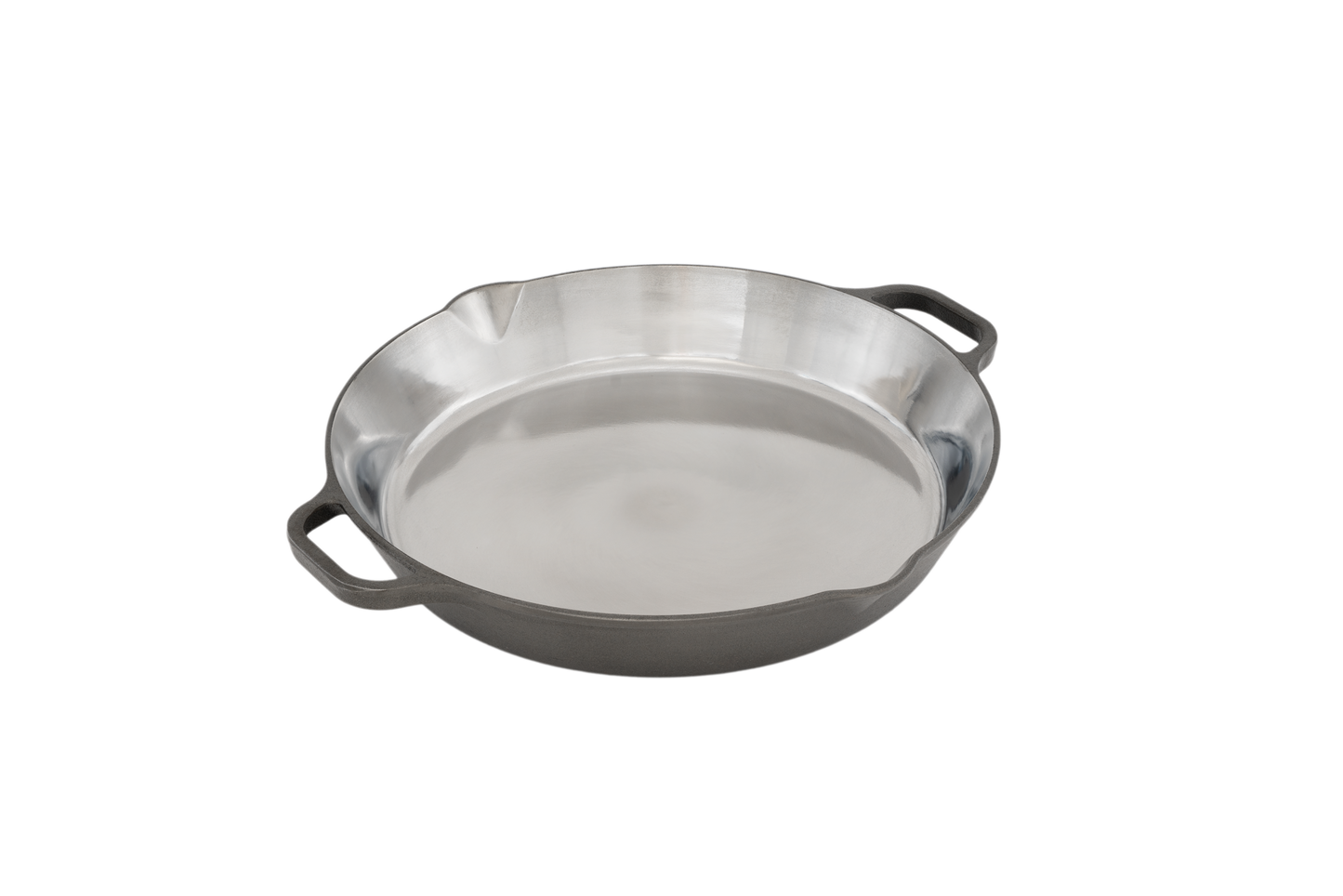 Pitmaster X Mirror Polished Skillet Cast Iron met 2 Handvatten 12 inch/30cm
