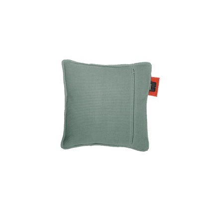 Stoov Ploov Warmtekussen Draadloos Knitted Old Green 45x45cm | standaard batterij