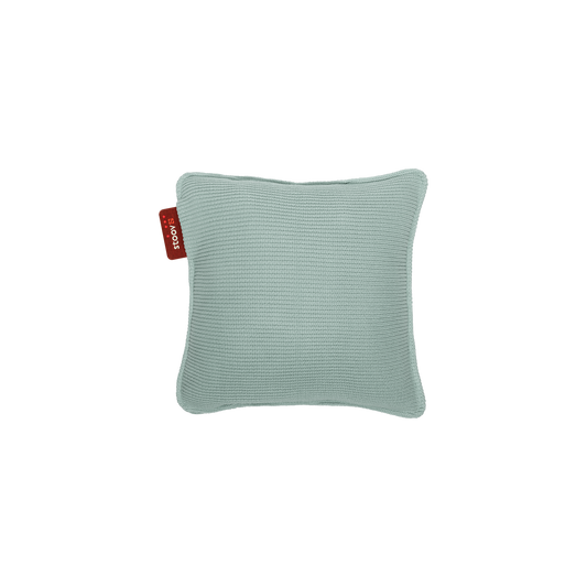 Stoov Ploov Warmtekussen Draadloos Knitted Old Green 45x45cm | standaard batterij