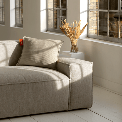 Stoov Ploov Warmtekussen Draadloos Knitted Sand Beige 45x60cm | standaard batterij
