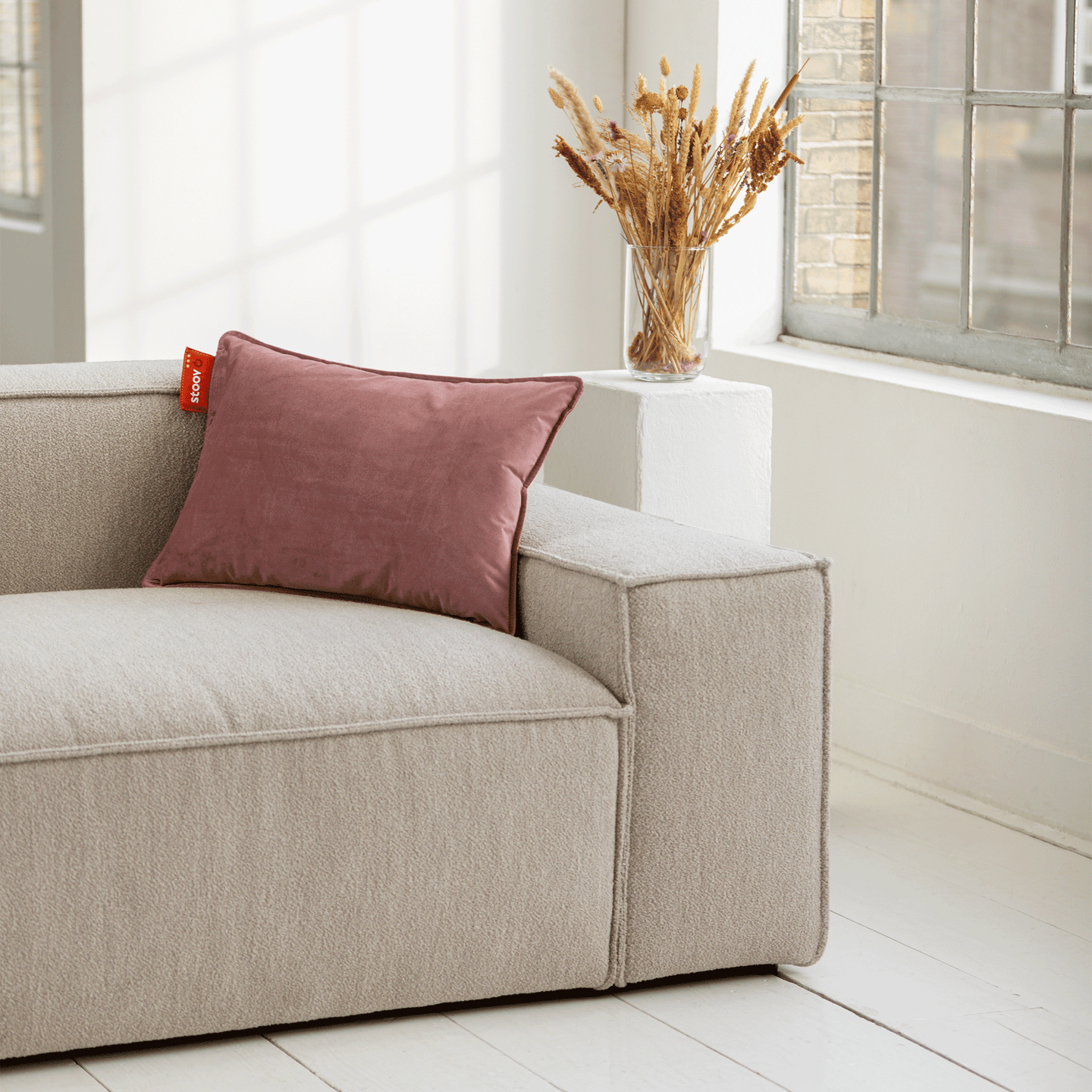 Stoov Ploov Warmtekussen Draadloos Velvet Pepper Pink 45x60cm | standaard batterij