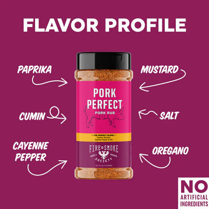 Fire & Smoke Society | Perfect Pork Rub 303g