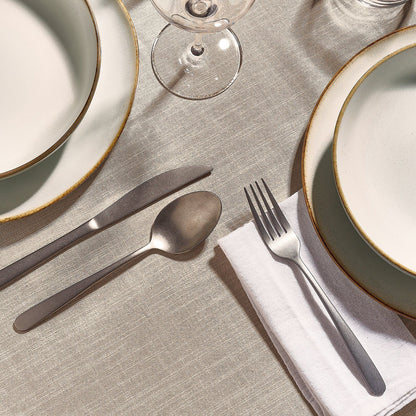 Salt&Pepper | Vintage Aura Bestekset Mat Zilver | 4-persoonsset 16-delig