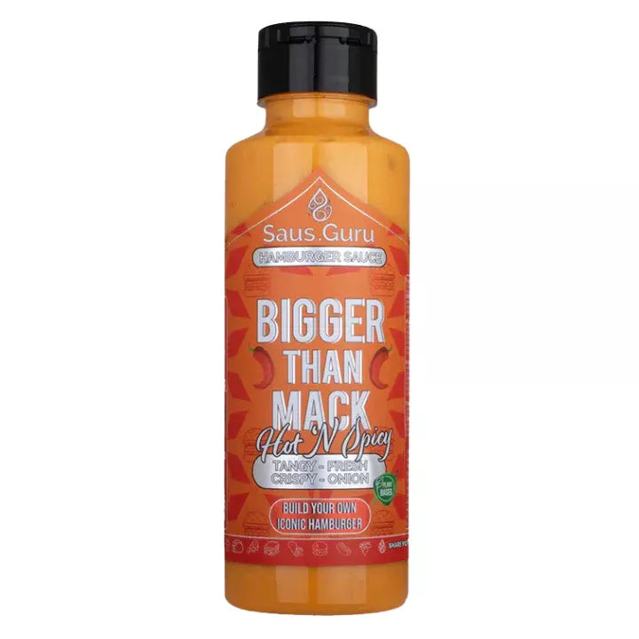 Saus.Guru | Bigger than Mack Hot 'N Spicy Hamburger Sauce 0,5L