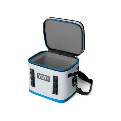 YETI Hopper Flip 12 Soft Cooler | Fog Grey/Blue