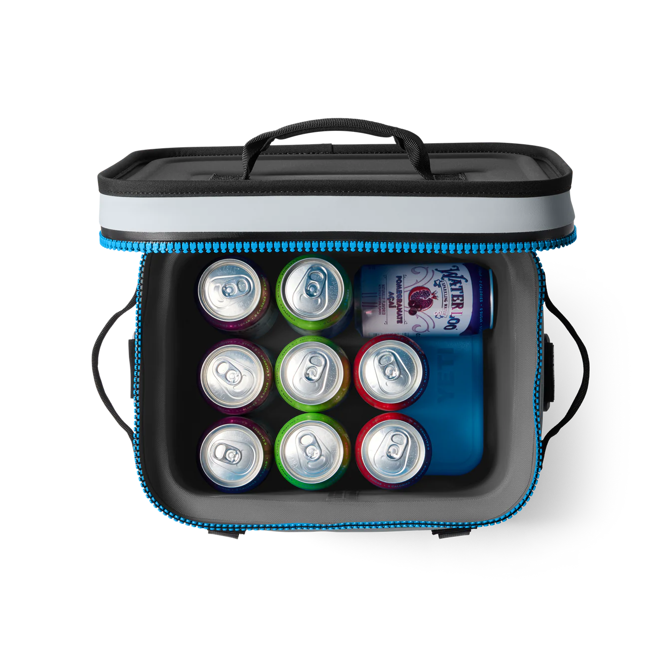 YETI Hopper Flip 12 Soft Cooler | Fog Grey/Blue