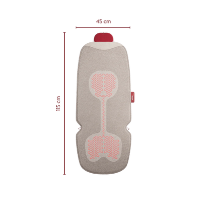 Stoov Big Hug Stoelverwarmer Draadloos Woolly Beige 40x110cm | grote batterij