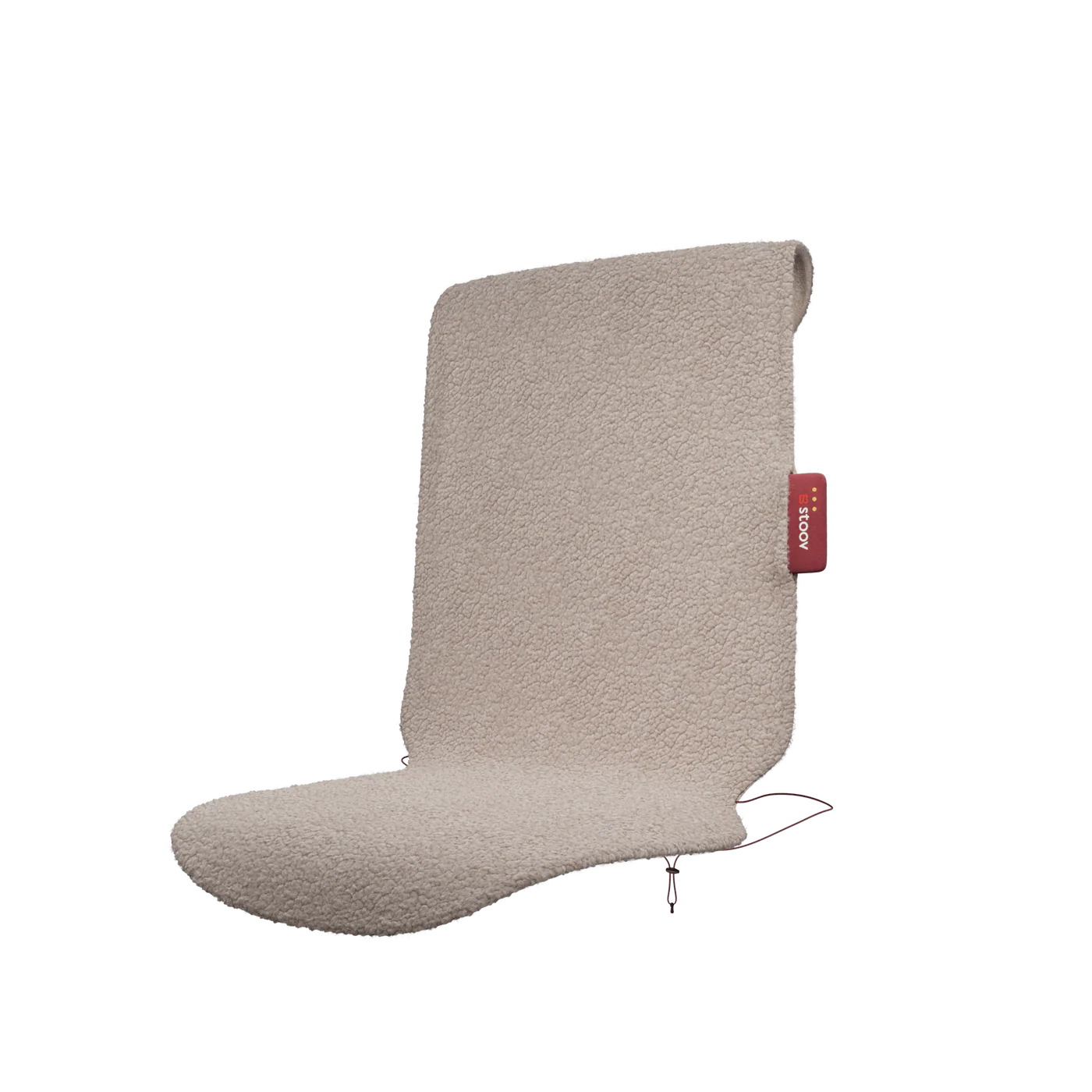 Stoov Big Hug Stoelverwarmer Draadloos Woolly Beige 40x110cm | grote batterij