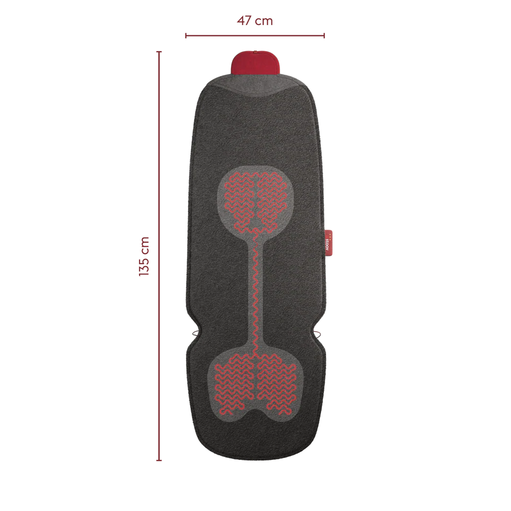 Stoov | Big Hug3 XL Warmtedeken Draadloos Woolly Grey  | Pro 50Wh