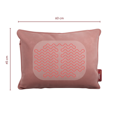 Stoov | Ploov3 Warmtekussen Draadloos Velvet Soft Pink 45x60cm | Flex 33Wh