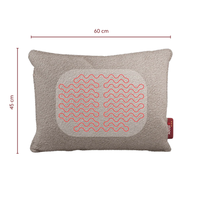 Stoov | Ploov3 Warmtekussen Draadloos Woolly Soft Beige 45x60cm | Flex 33Wh