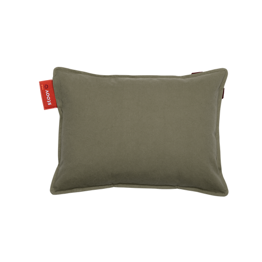 Stoov Ploov Warmtekussen Draadloos Canvas Fern Green 45x60cm | standaard batterij