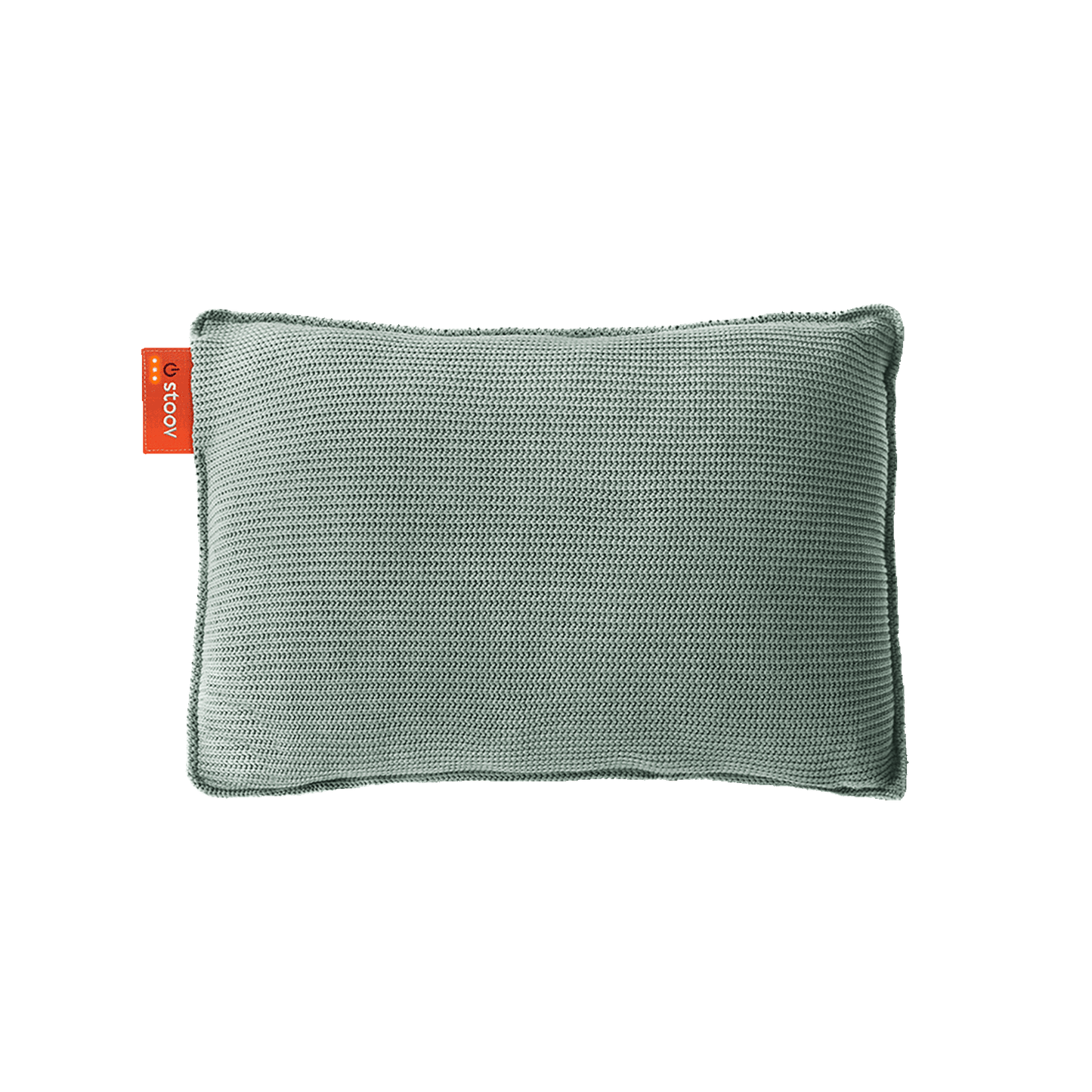 Stoov Ploov Warmtekussen Draadloos Knitted Old Green 45x60cm | standaard batterij