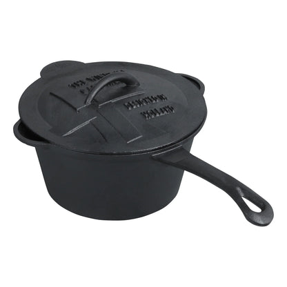 The Windmill | Sauspan Gietijzer met Steel en Deksel 1,5L