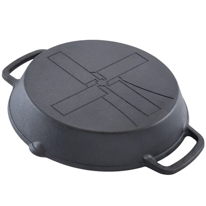 The Windmill Skillet Cast Iron met 2 Handvaten XLarge 31,5cm