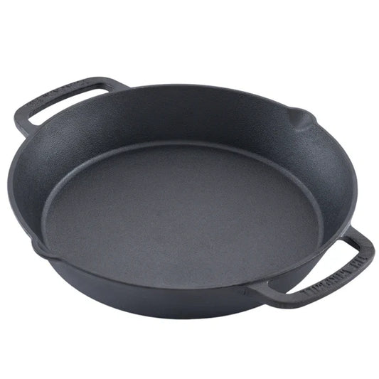 The Windmill Skillet Cast Iron met 2 Handvaten XLarge 31,5cm