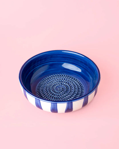 Tierra Cocida | Plato Rallador Medium 15cm | | Costa Azul
