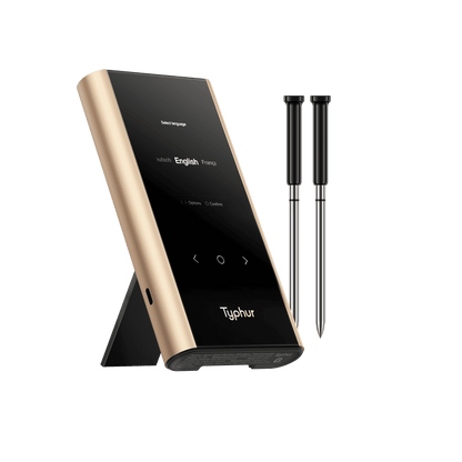 Typhur | Sync Gold Dual Thermometer | 2 wireless probes