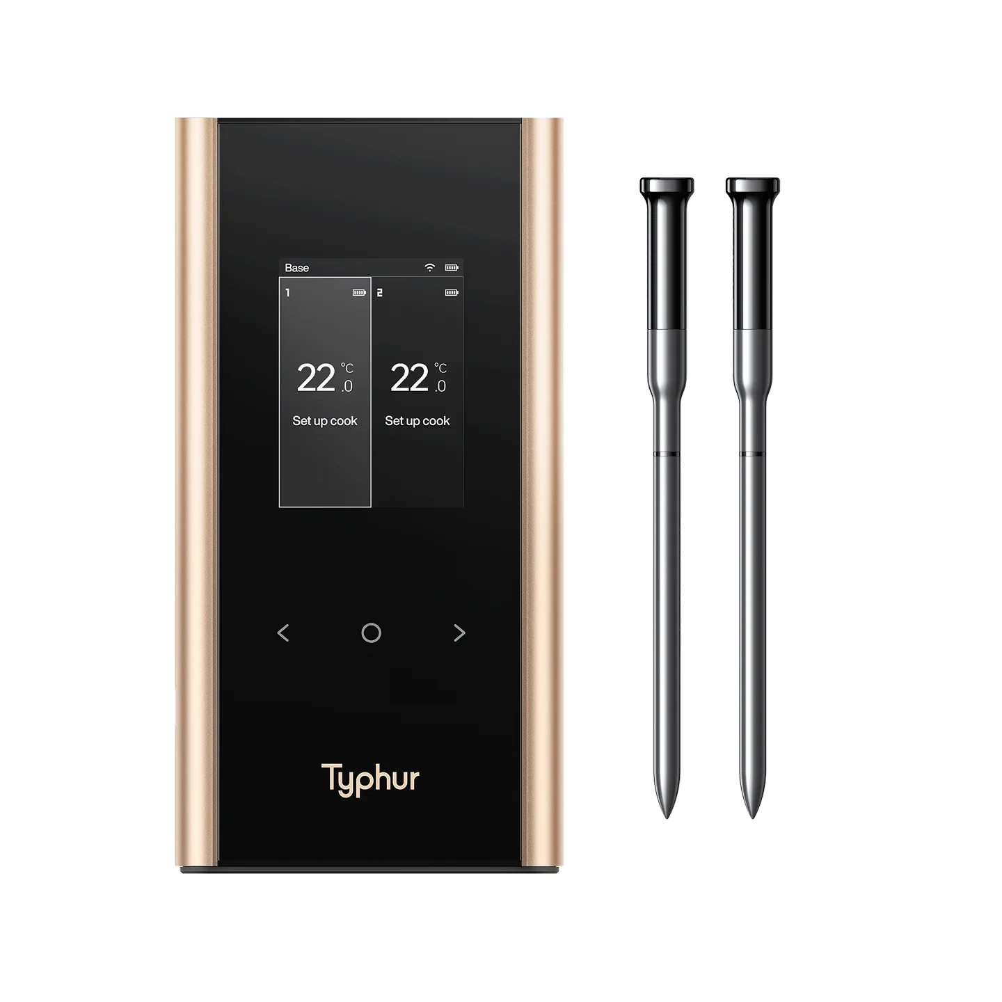 Typhur | Sync Gold Dual Thermometer | 2 wireless probes