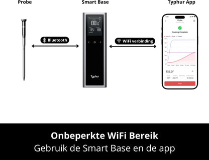Typhur | Sync One Thermometer | 1 wireless probe