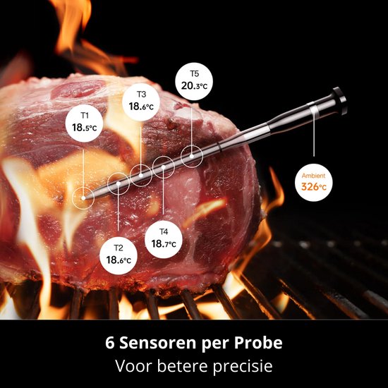 Typhur | Sync Quad Thermometer | 4 wireless probes