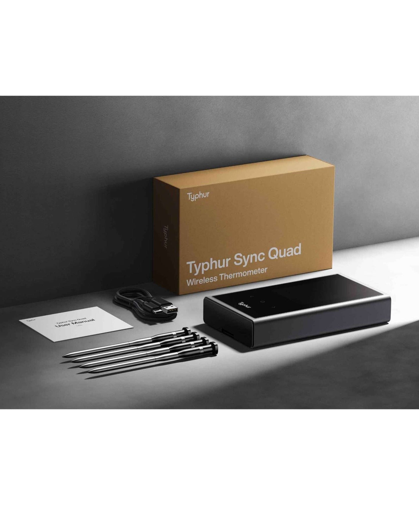 Typhur | Sync Quad Thermometer | 4 wireless probes