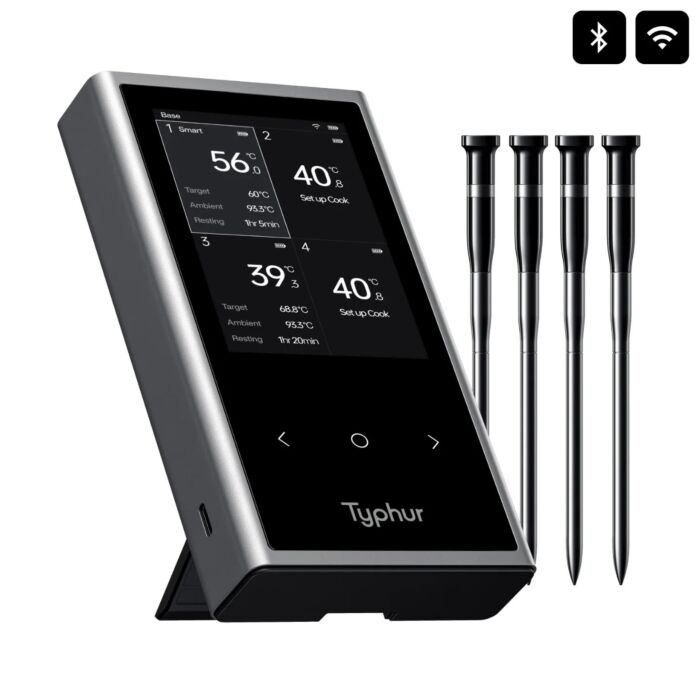 Typhur | Sync Quad Thermometer | 4 wireless probes