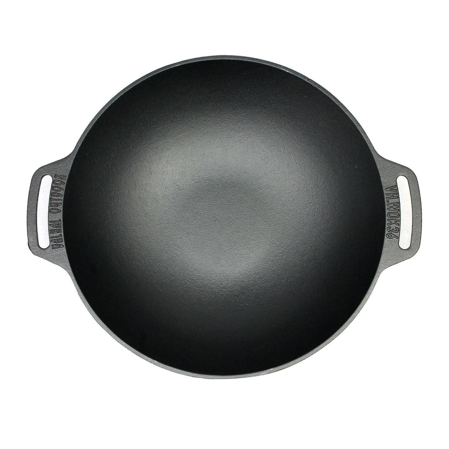 Valhal Wok Gietijzer met handgrepen 36cm