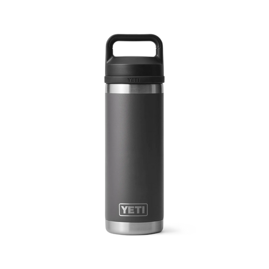 YETI Rambler Water Bottle with Chug Cap 18 oz (532ml) | Charcoal