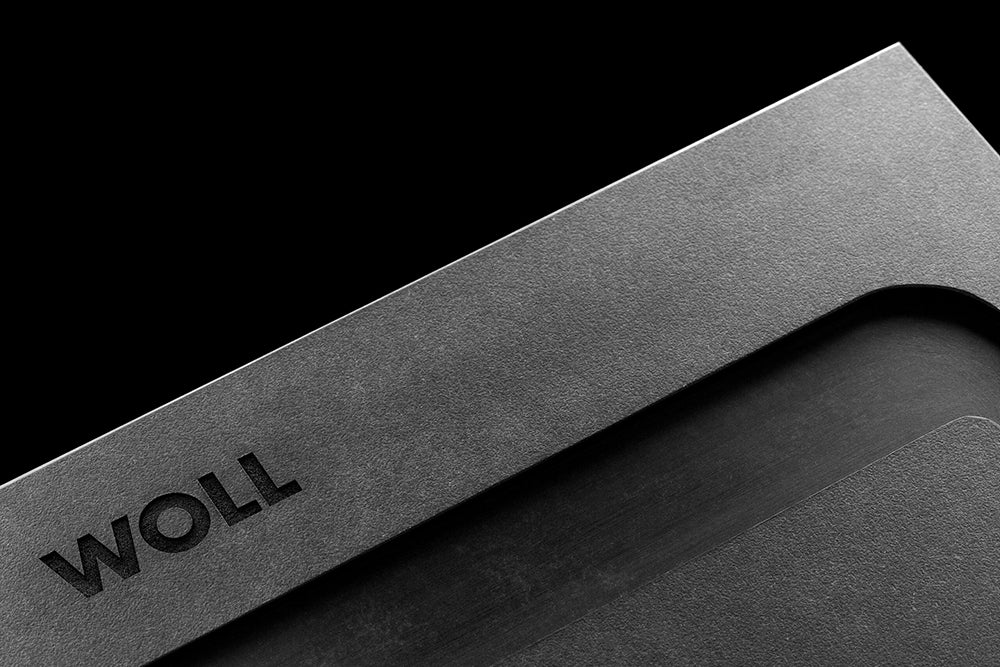 Woll | Cut & Serve Snijplank Medium 30x22cm | Zwart