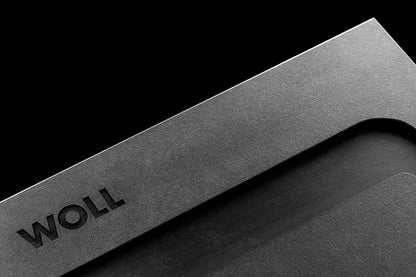 Woll | Cut & Serve Snijplank Small 25x19cm | Zwart